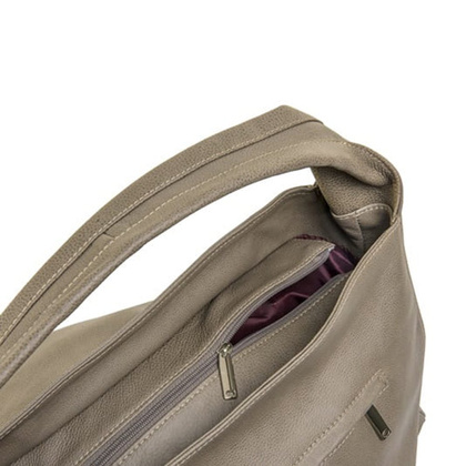 Torba damska skórzana KEMER VOOC HOBO EP18 Truflowa