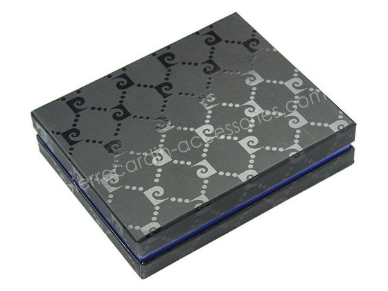 Portfel męski skórzany PIERRE CARDIN TILAK07 325 Czarny / Niebieski