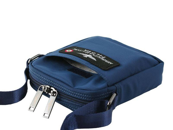 Torba na ramię AERONAUTICA MILITARE Airspace Granatowa