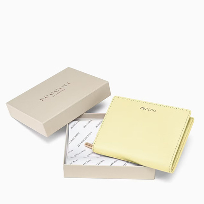 Portfel damski skórzany PUCCINI ZEN ZN9186 6 Żółty