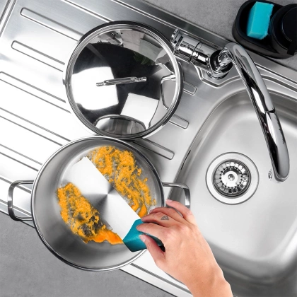 Garnek stalowy z pokrywką 18/10 PREMIUM 4,3 l ORION