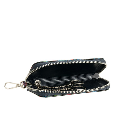 Etui na klucze BajuBaj z kolorowej skóry naturalnej – elegancja i srebrne detale ED010s115gr-n