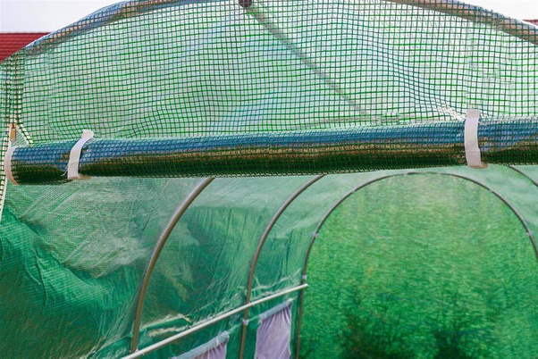 Tunel foliowy ZIELONY z oknami- 9m2 = 450*200*200