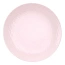 Talerz deserowy płaski płytki ceramiczny pastelowy różowy RELIEF 21 cm