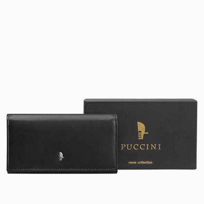 Portfel damski skórzany PUCCINI ROME CR1958 1 Czarny