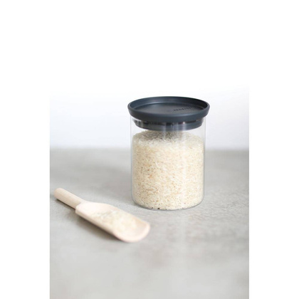 Pojemnik szklany 0,6l szary 298288