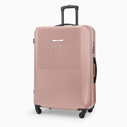 Duża walizka PUCCINI SAN DIEGO ABS025A 3C Różowa