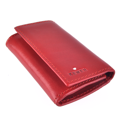 Etui na klucze skórzane KEMER K-1 Czerwone - min. zamówienie 20 / 50 / 100 szt.