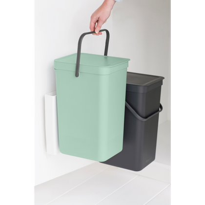 Kosz szafkowy Sort&Go 2x16l Jade Green/ Grey 214462