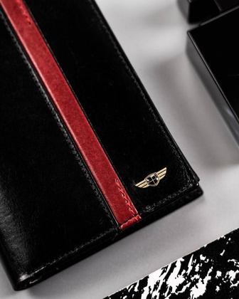 Skórzany portfel męski na karty