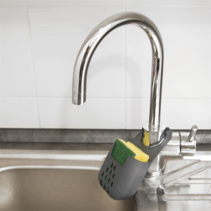 Uchwyt na gąbkę do naczyń szary