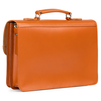 TECZKA SKÓRZANA 2W1 KEMER VOOC Vintage P112 CZARNA