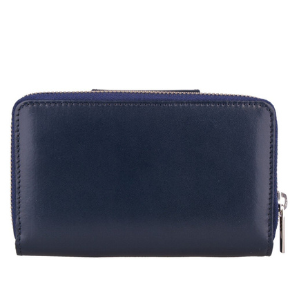 Portfel damski skórzany KEMER D58 Granatowy - min. zamówienie 20 / 50 / 100 szt.