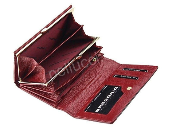 Portfel damski skórzany PELLUCCI GP-101 Czerwony