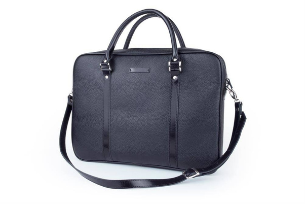 Skórzana torba na ramię B-872/GR