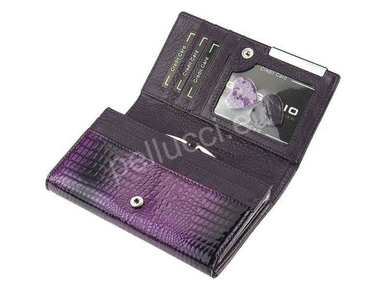 Portfel damski skórzany PELLUCCI GF101 Niebieski