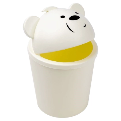 Kosz na śmieci odpady mini łazienkowy stołowy stół miś 1,5 l