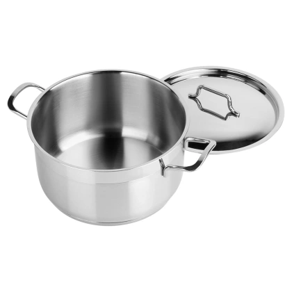 Garnek stalowy z pokrywką 18/10 PREMIUM 4,3 l ORION