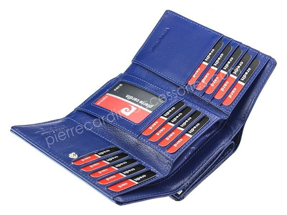 Portfel damski skórzany PIERRE CARDIN 05 LINE 108 Czarny