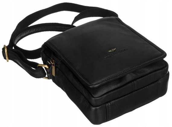 Listonoszka męska ze skóry naturalnej Peterson