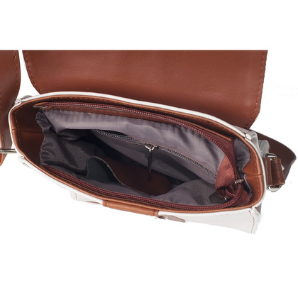 Torebka damska KEMER 325 Biało ruda - min. zamówienie 20 / 50 / 100 szt.