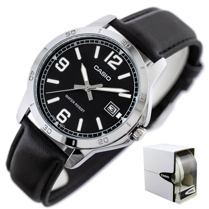 ZEGAREK MĘSKI CASIO MTP-V004L-1B + BOX