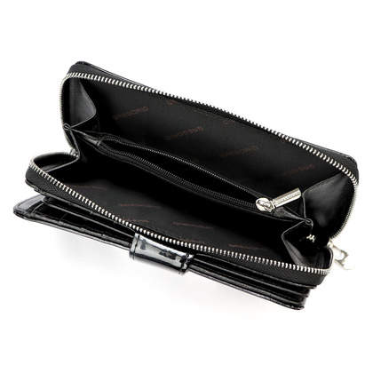 Portfel damski skórzany PELLUCCI FF-116 Brązowy