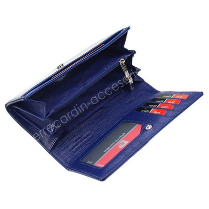 Portfel damski skórzany PIERRE CARDIN 02 LEAF 114 Czarny