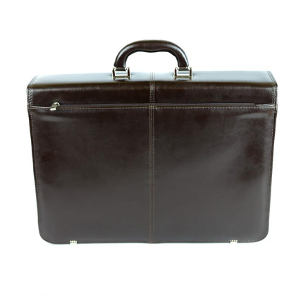 537 Teczka skórzana elegant - brąz KEMER