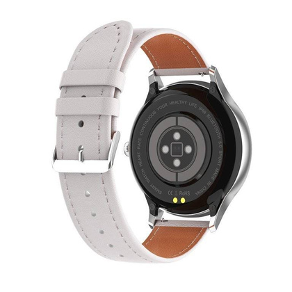 SMARTWATCH PACIFIC 18-2 - BRANSOLETA + PASEK: Rosegold / Biały (zy697b)