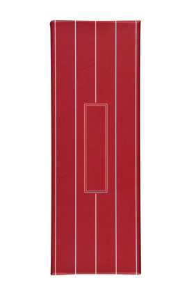 Metal długopis ADORNO, czerwony, srebrny