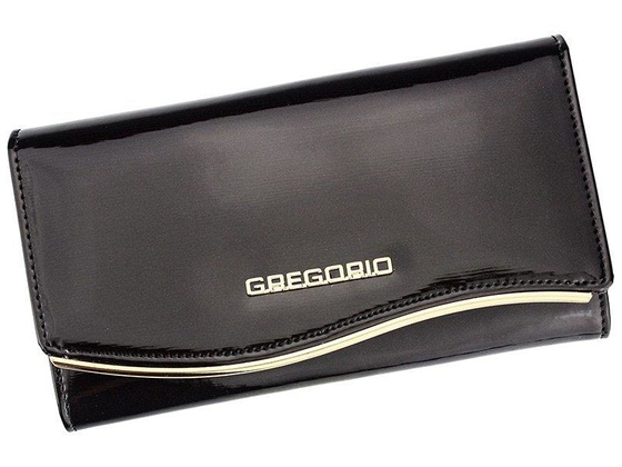Portfel damski skórzany GREGORIO ZLF-106 Ciemny niebieski
