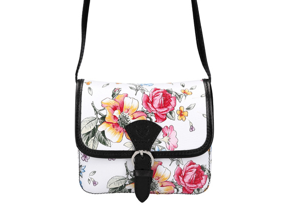 Torebka damska skórzana KEMER 112 FL Zielona