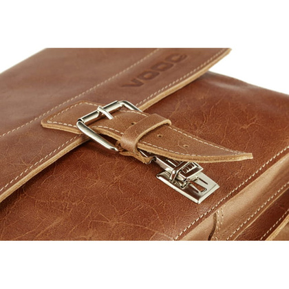 Skórzana torba na ramię teczka KEMER VOOC TC5 Camel Edycja Limitowana