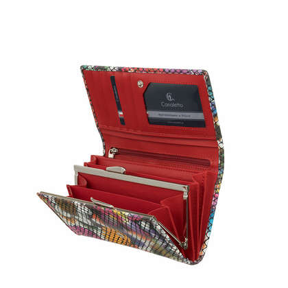 Duży portfel damski BajuBaj ze skóry licowej – elegancja i funkcjonalność na co dzień PD1602s155