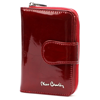 Nieduży skórzany portfel damski Pierre Cardin