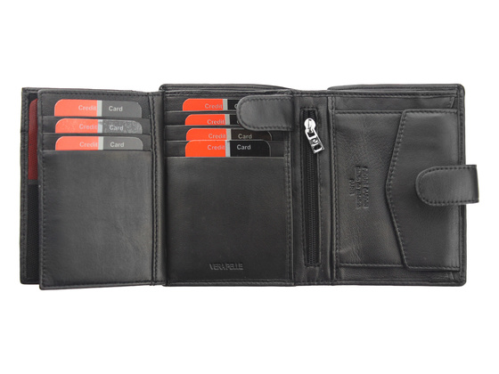 Klasyczny skórzany portfel męski Pierre Cardin