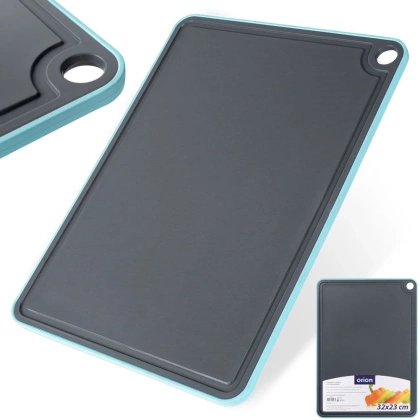 Deska kuchenna szara do krojenia plastikowa 32x23 cm