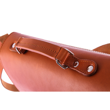 TECZKA SKÓRZANA 3W1 KEMER VOOC Vintage P13 RUDA