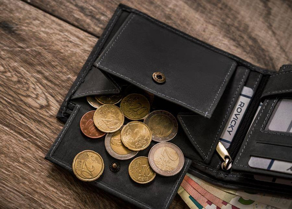 Portfel męski skórzany N992-CHM DEER Czarny