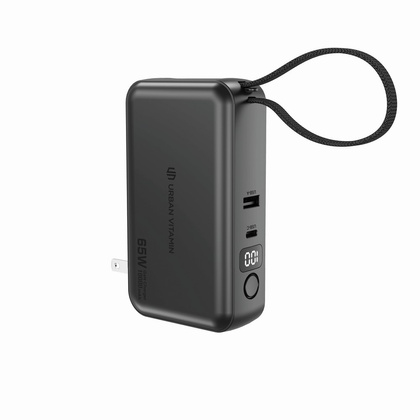 Ładowarka 2 w 1, power bank do laptopa 10000 mAh, 65W Eureka