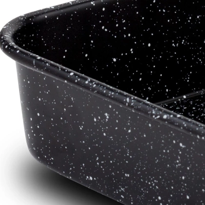 Brytfanna brytfanka blacha granitowa do pieczenia mięsa ciasta NATURE 34x26x6,5 cm 4,7 l