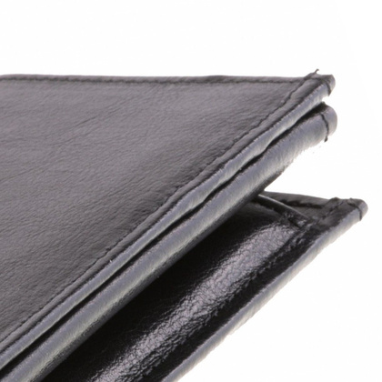 Portfel męski skórzany KEMER P32 Czarny - min. zamówienie 20 / 50 / 100 szt.
