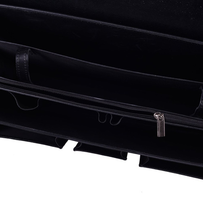 Teczka męska skórzana KEMER B 621/J-01-S1-231 Czarna