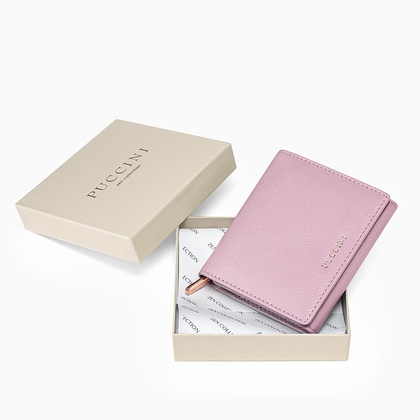 Portfel damski skórzany PUCCINI ZEN ZN9187 3C Różowy