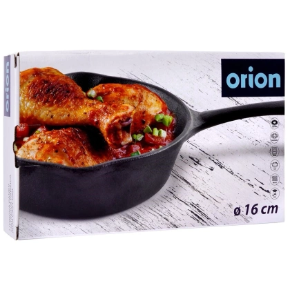 Patelnia żeliwna okrągła talerz żeliwny 16 cm