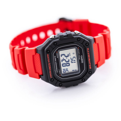 ZEGAREK MĘSKI CASIO W-218H-4B + BOX