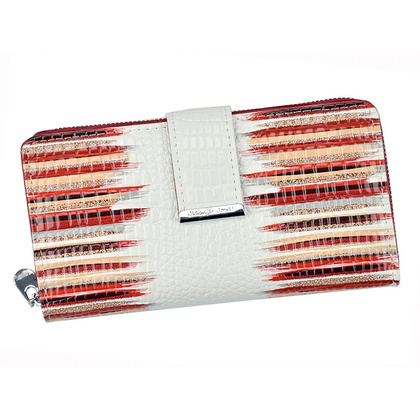 Portfel damski skórzany PELLUCCI 5280-2 wiśniowy