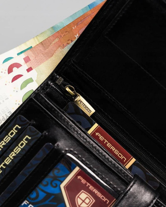 Duży portfel męski bez zapięcia