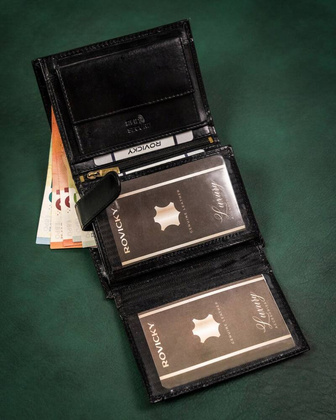 Duzy skorzany portfel meski